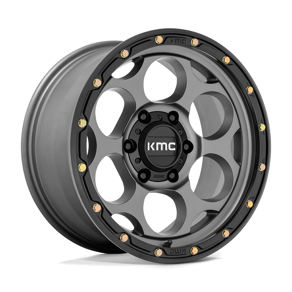 Felga aluminiowa KM541 DIRTY HARRY Satin Gray W/ Black Lip KMC