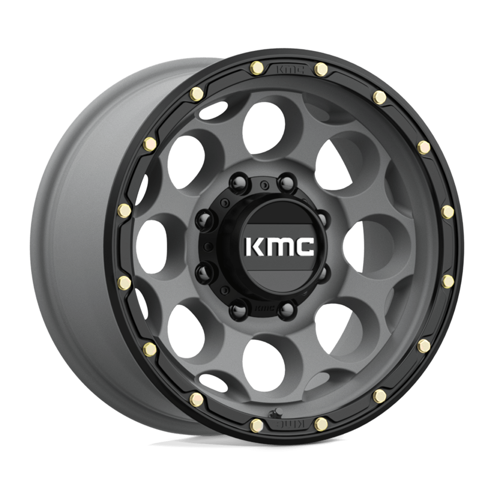 Felga aluminiowa KM541 DIRTY HARRY Satin Gray W/ Black Lip KMC
