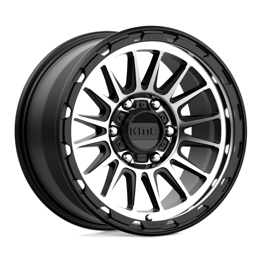 Felga aluminiowa KM542 IMPACT Satin Black Machined KMC