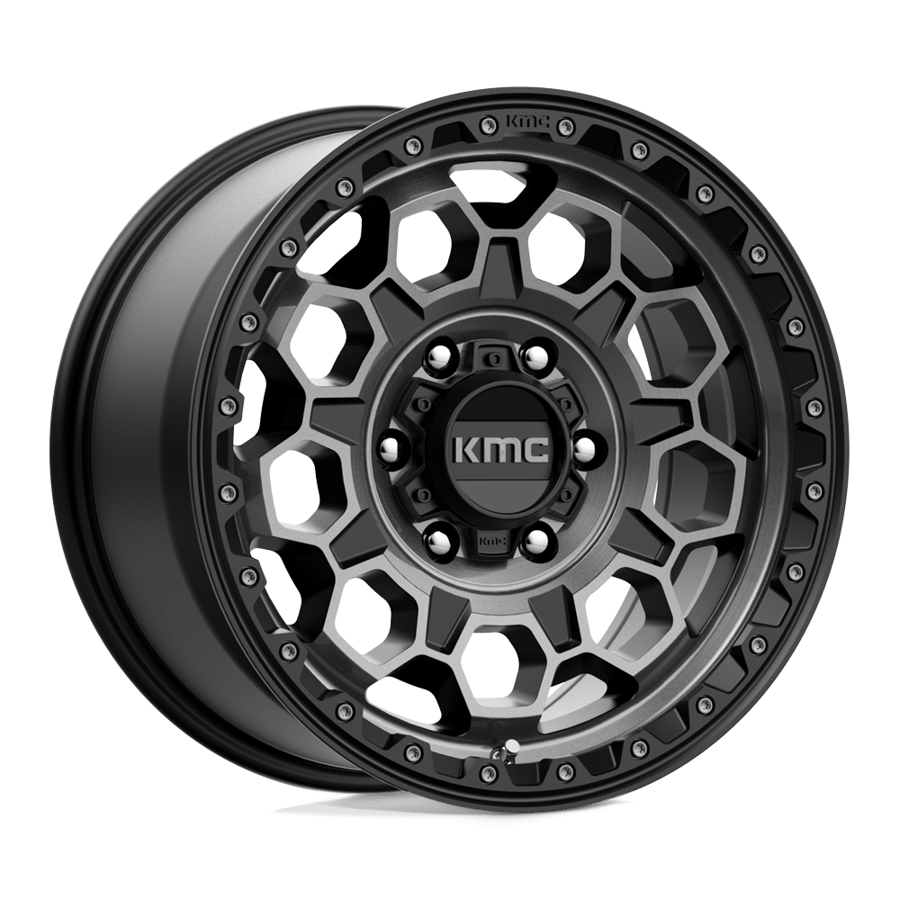 Felga aluminiowa KM545 TREK Satin Black W/ Gray Tint KMC