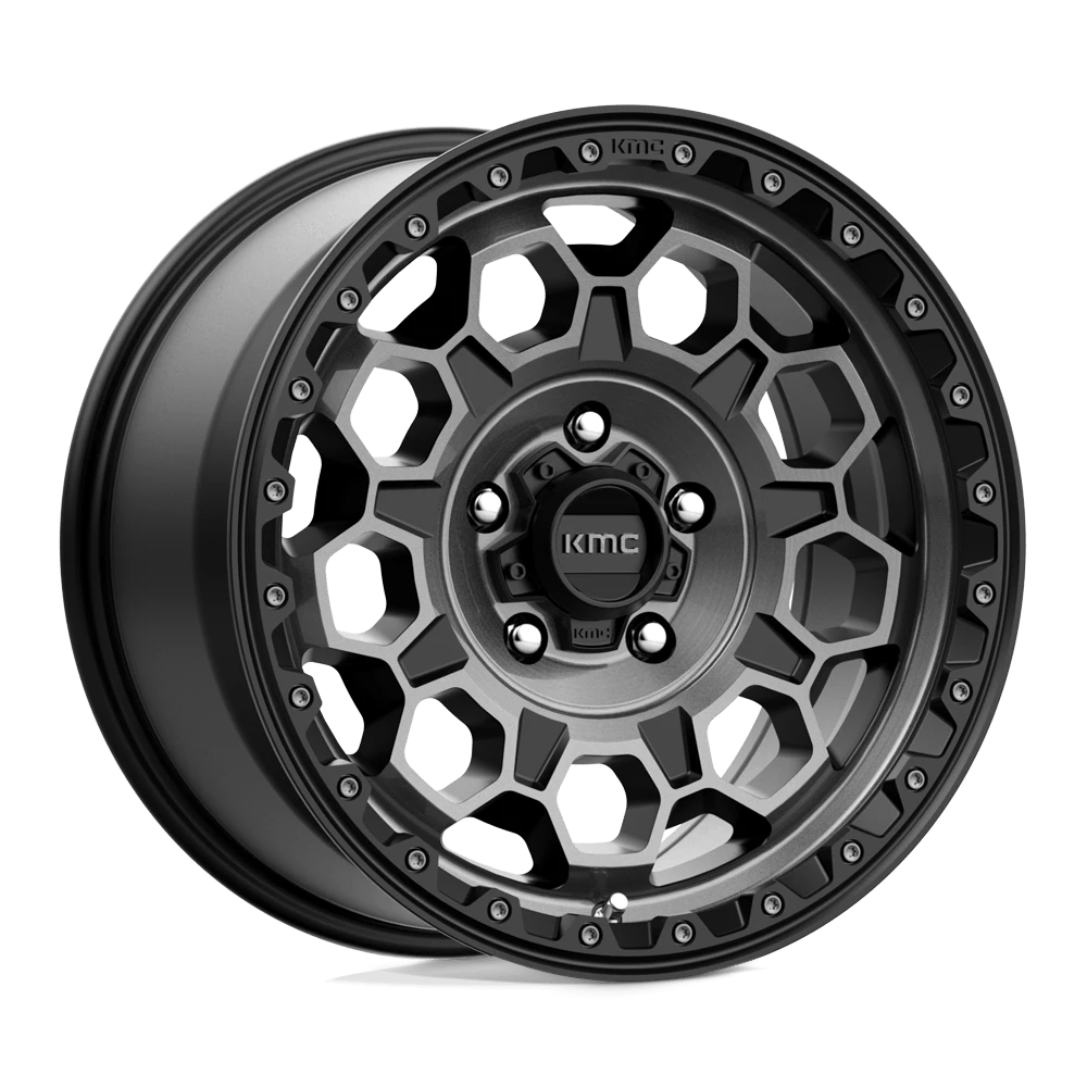 Felga aluminiowa KM545 Trek Satin Black W/ Gray Tint KMC