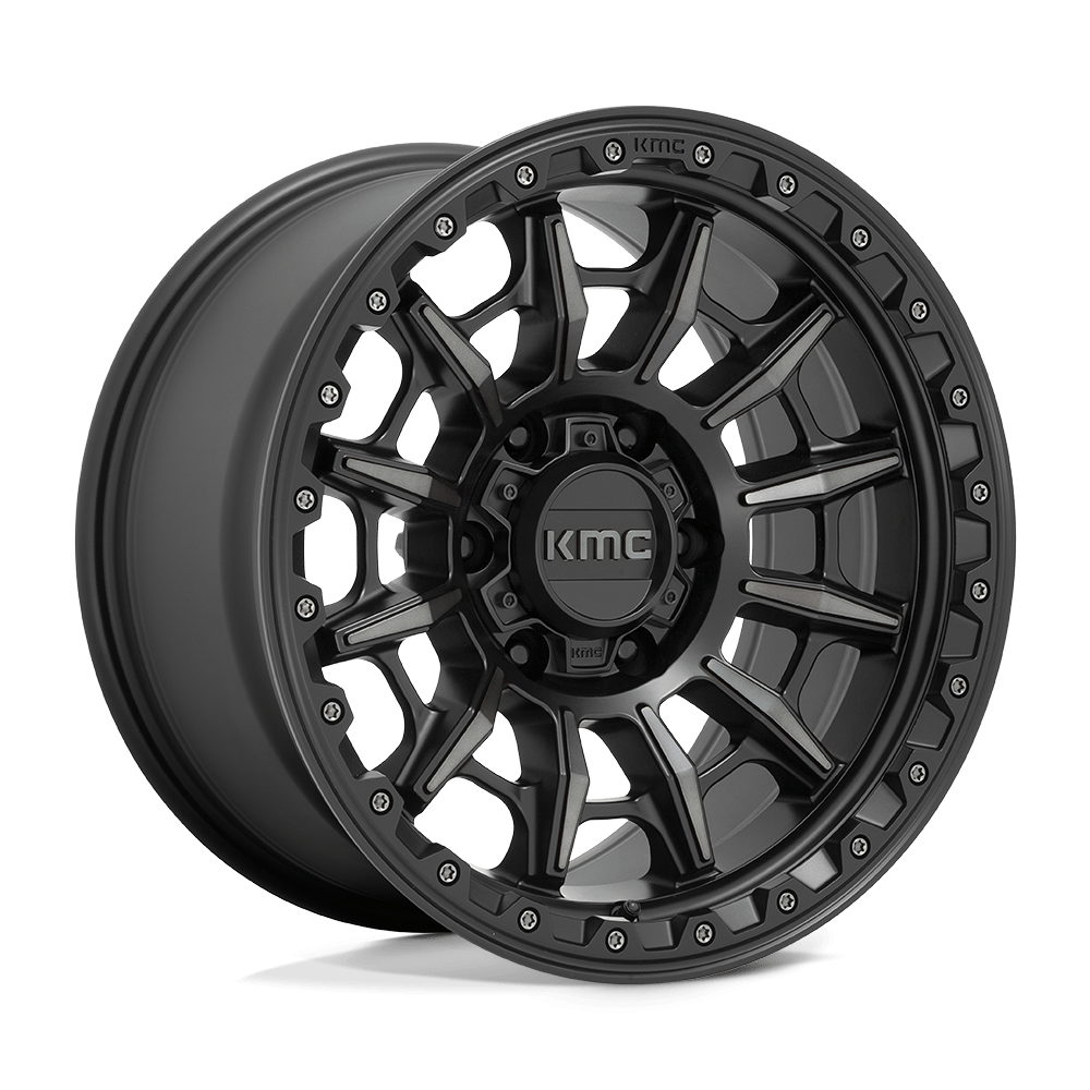 Felga aluminiowa KM547 CARNAGE Satin Black W/ Gray Tint KMC
