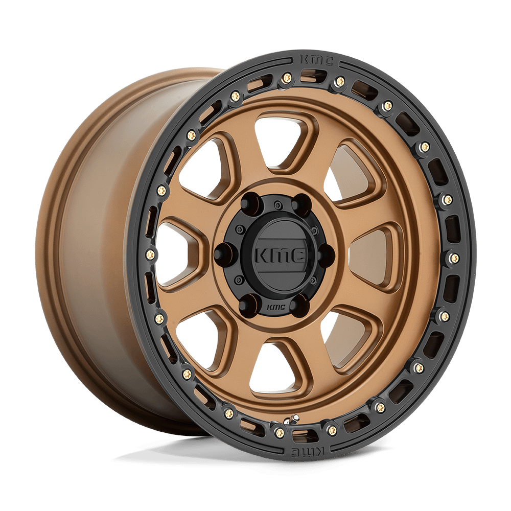 Felga aluminiowa KM548 CHASE Matte Bronze W/ Black Lip KMC