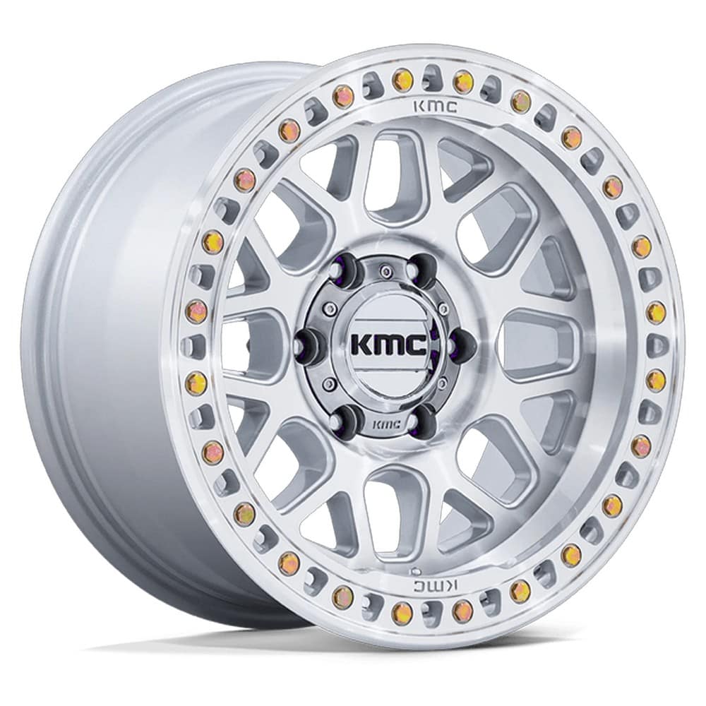 Felga aluminiowa KM549 GRS Gloss Silver W/ Machined Face KMC