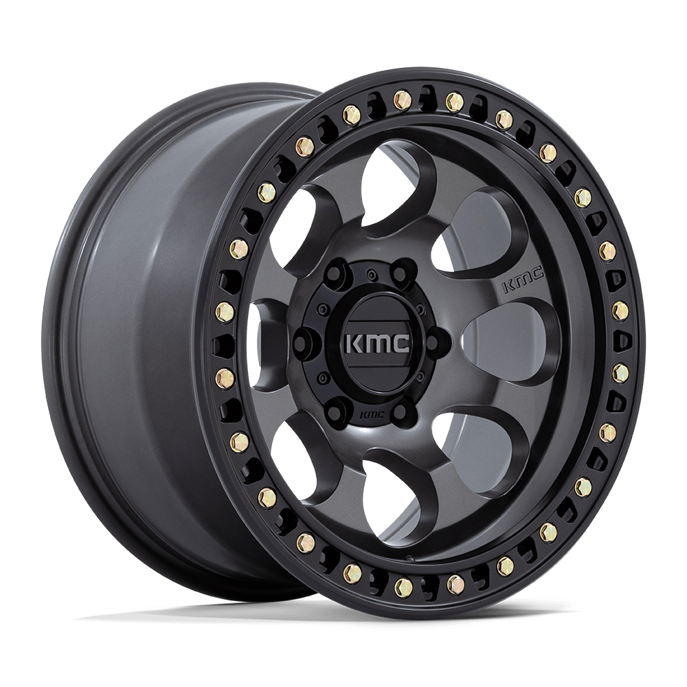 Felga aluminiowa KM550 RIOT SBL Anthracite W/ Satin Black Lip KMC