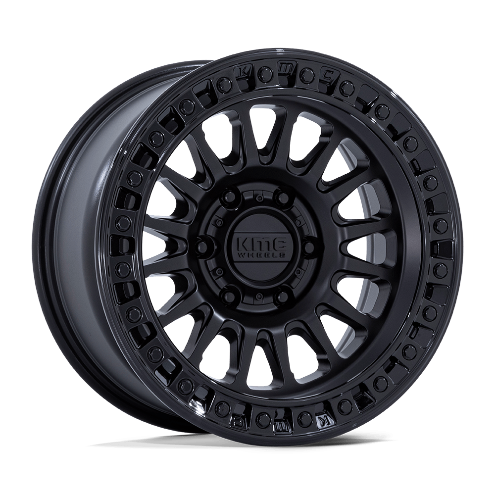 Felga aluminiowa KM552 IMS Matte Black W/ Gloss Black Lip KMC