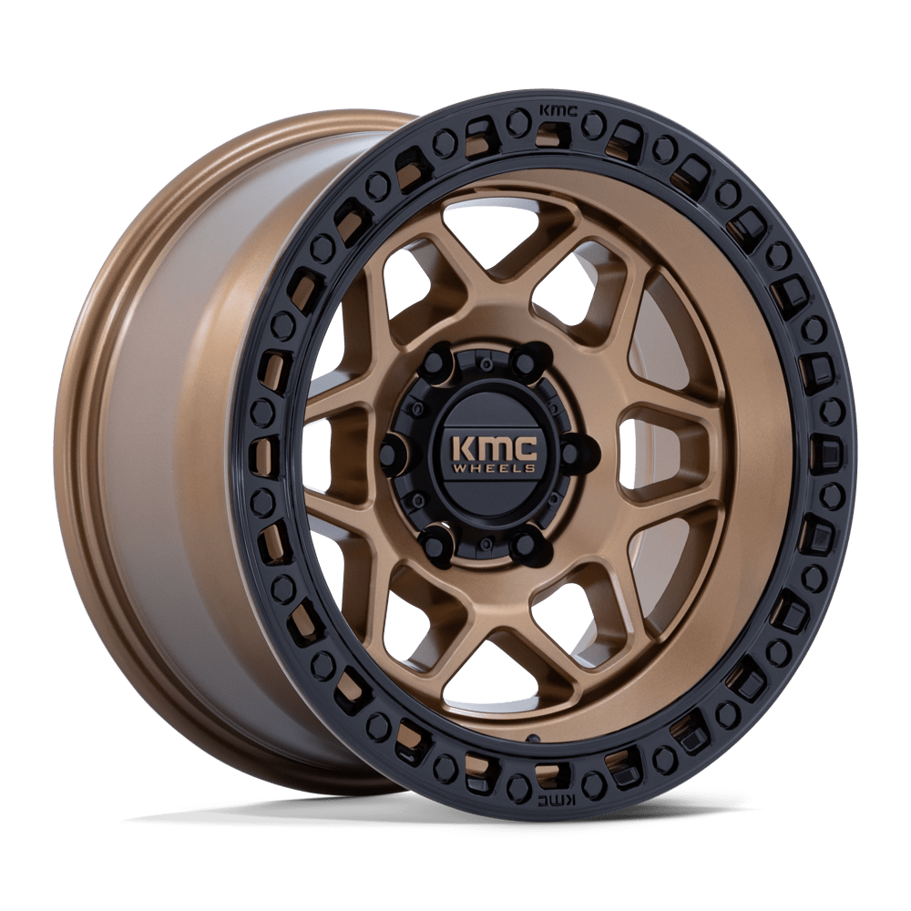 Felga aluminiowa KM553 TORX Matte Bronze W Gloss Black Lip KMC