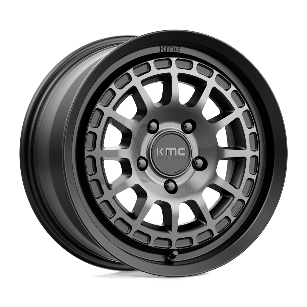 Felga aluminiowa KM719 CANYON Satin Black W/ Gray Tint KMC