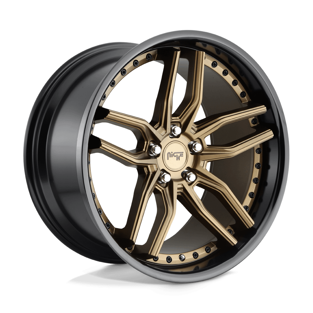 Felga aluminiowa M195 METHOS Matte Bronze Black Bead Ring NICHE ROAD WHEELS