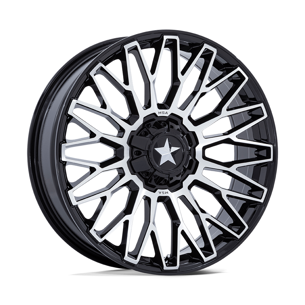 Felga aluminiowa M50 CLUBBER Gloss Black Machined MSA