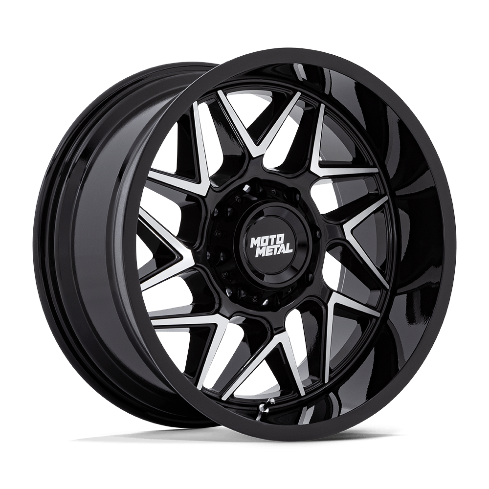 Felga aluminiowa MO812 TURBINE Gloss Black W/ Machined Face MOTO METAL