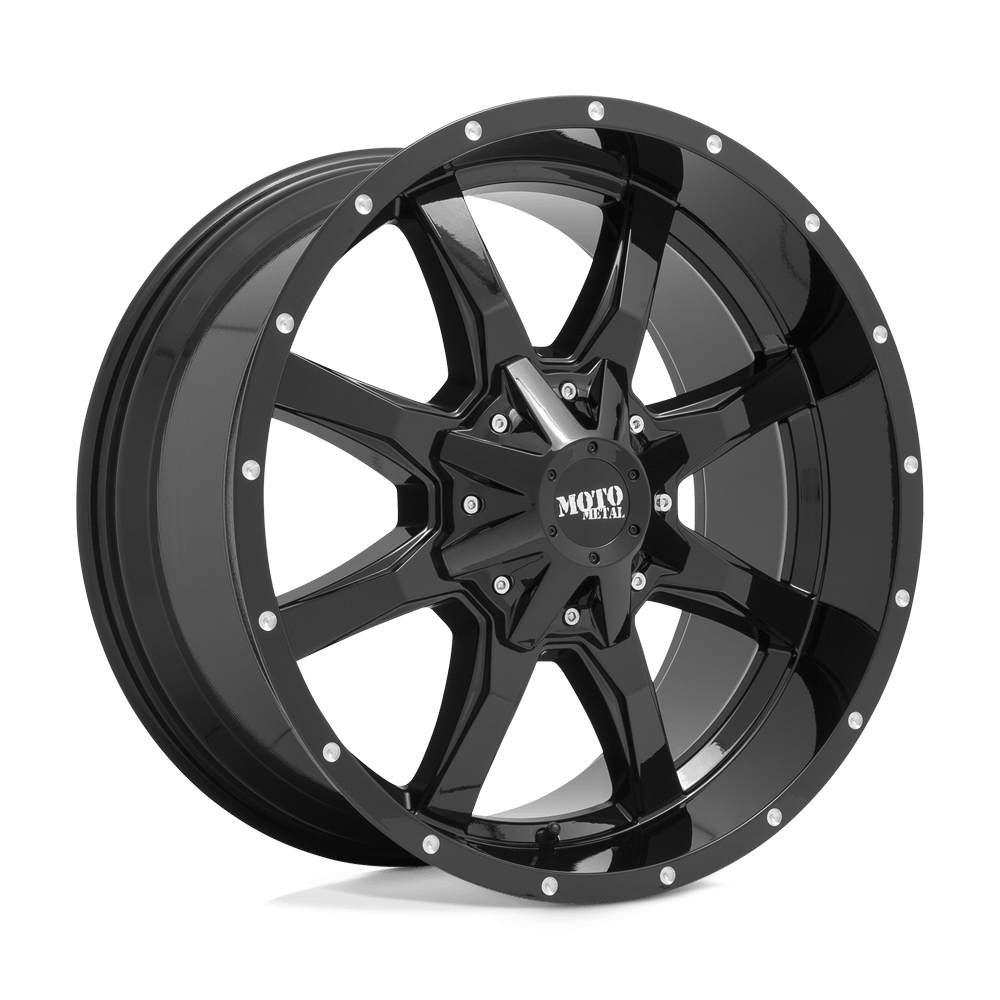 Felga aluminiowa MO970 Gloss Black W/ Milled Lip MOTO METAL