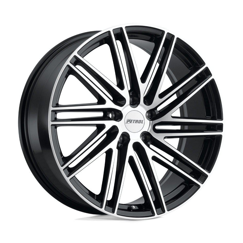 Felga aluminiowa P1C Gloss Black W/ Machined Face PETROL