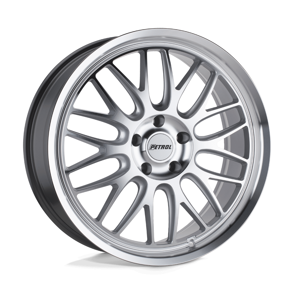 Felga aluminiowa P4C Silver W/ Machined Face & Lip PETROL