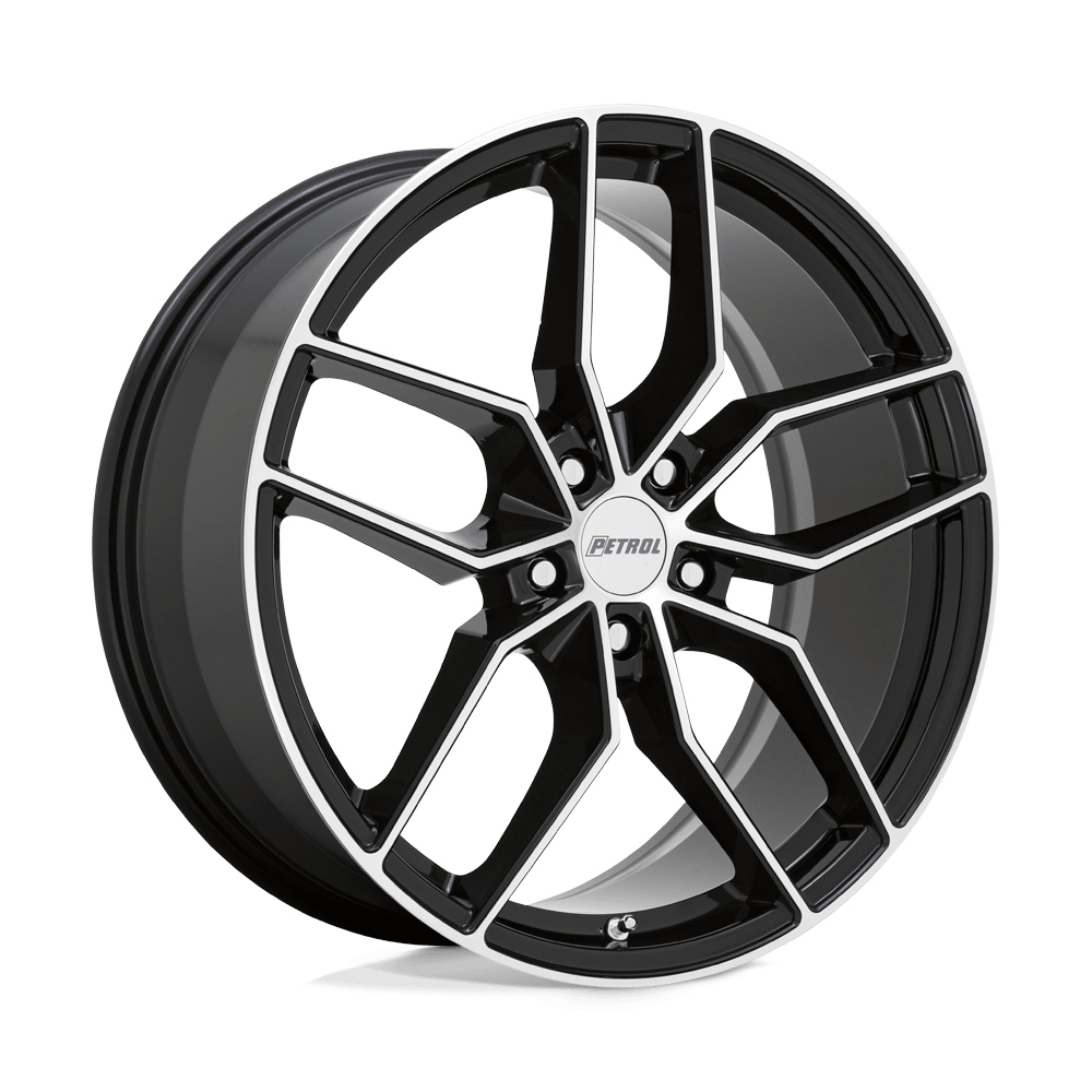 Felga aluminiowa P5C Gloss Black W/ Machined Face PETROL