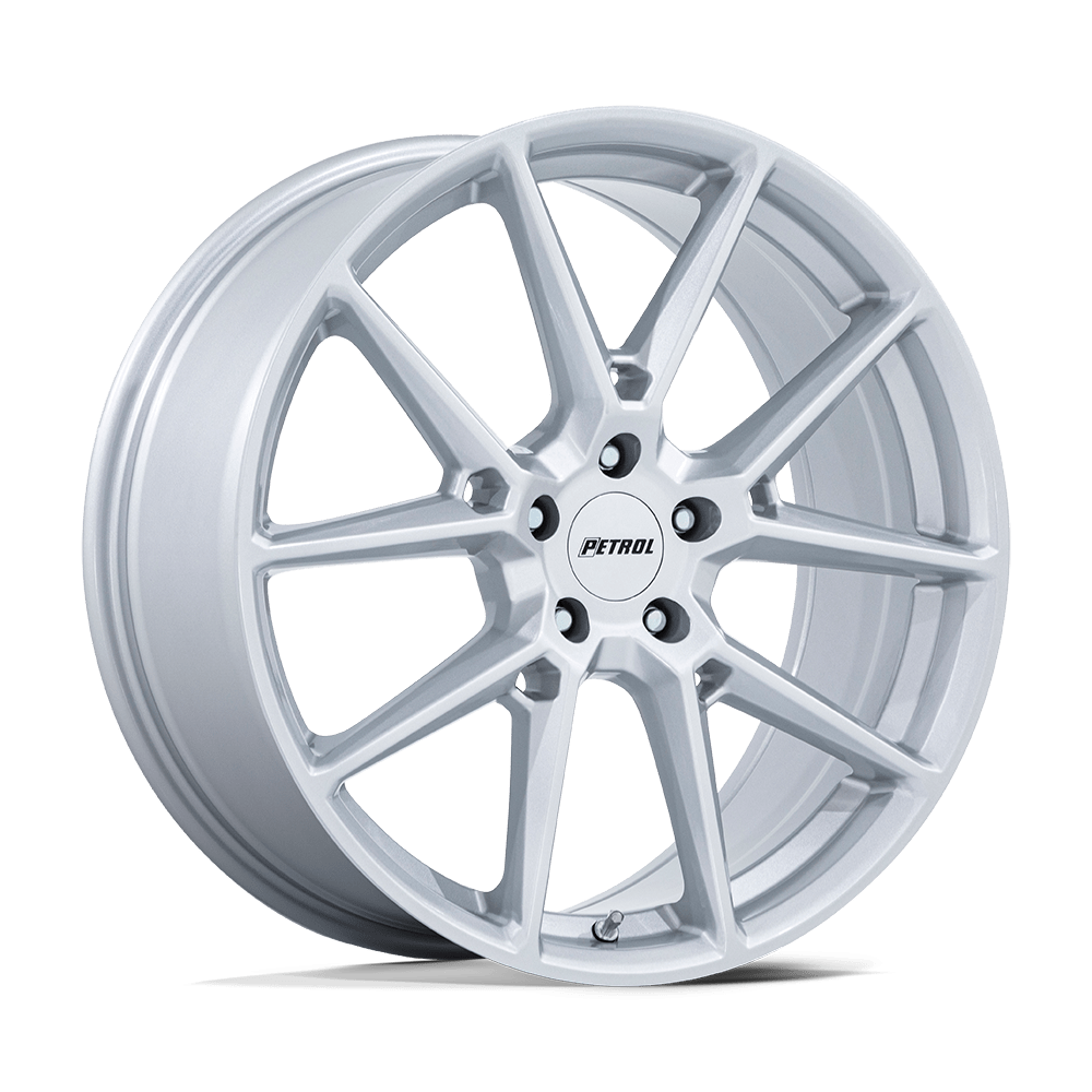 Felga aluminiowa PE002 P1E Gloss Silver PETROL