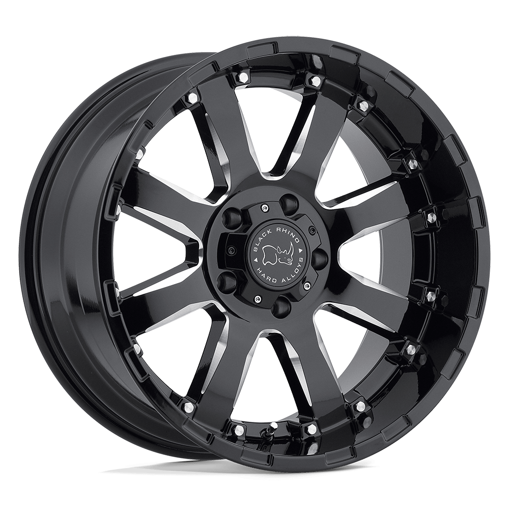 Felga aluminiowa SIERRA Gloss Black W/ Milled Spokes BLACK RHINO