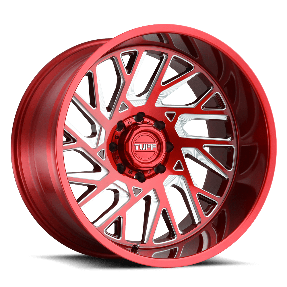 Felga aluminiowa T4B Candy Red W/ Milled Spoke TUFF