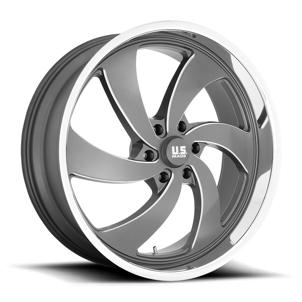 Felga aluminiowa U133 DESPERADO Anthracite Milled Diamond Cut Lip US MAGS