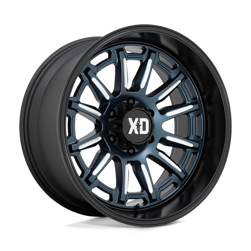 Felga aluminiowa XD865 PHOENIX Metallic Blue Milled W/ Black Lip XD SERIES