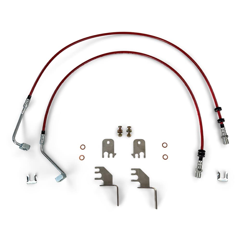 Przewody hamulcowe HD przód 36″ Clayton Lift 0-5″ zacisk jednotłoczkowy