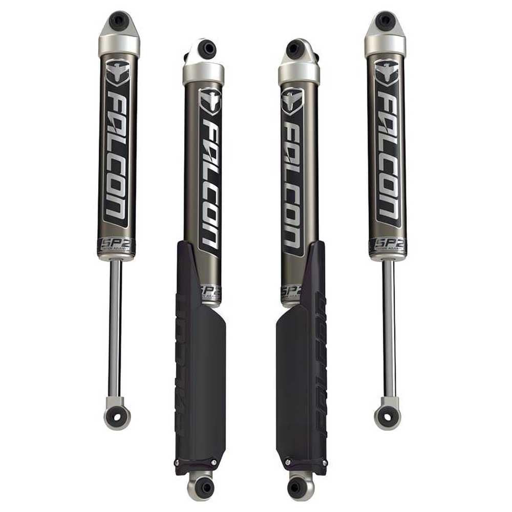 Zestaw amortyzatorów TeraFlex Falcon Series SP2 2.1 Monotube Lift 2-3,5″