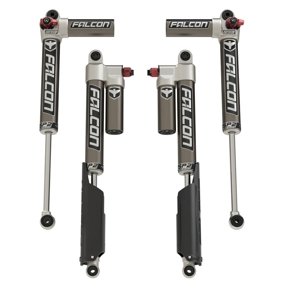 Zestaw amortyzatorów TeraFlex Falcon Series SP2 3.3 Fast Adjust Piggyback Lift 2-3″ Benzyna