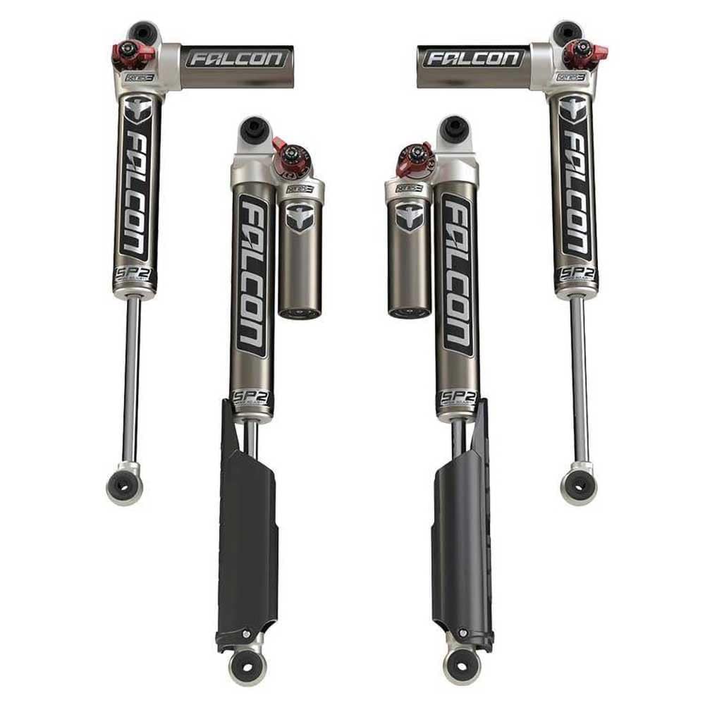 Zestaw amortyzatorów TeraFlex Falcon Series SP2 3.3 Fast Adjust Piggyback Lift 3,5-4,5″ Benzyna